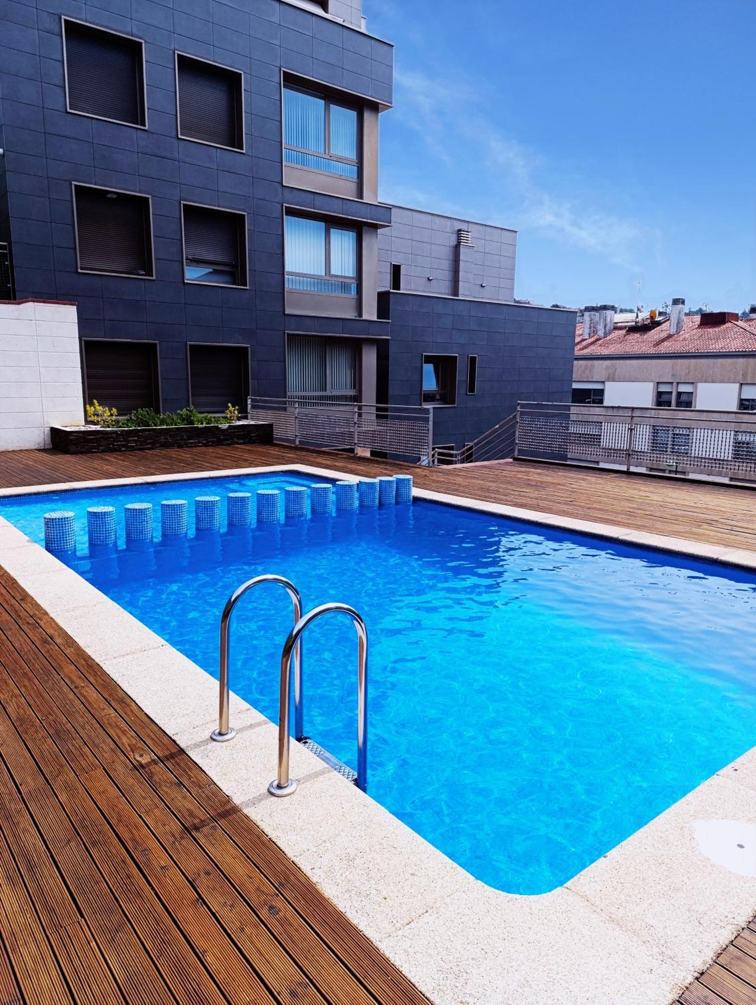 Atico Chill-Out De Lujo Con Piscina Y Parking Gratis Apartment Vigo Luaran gambar
