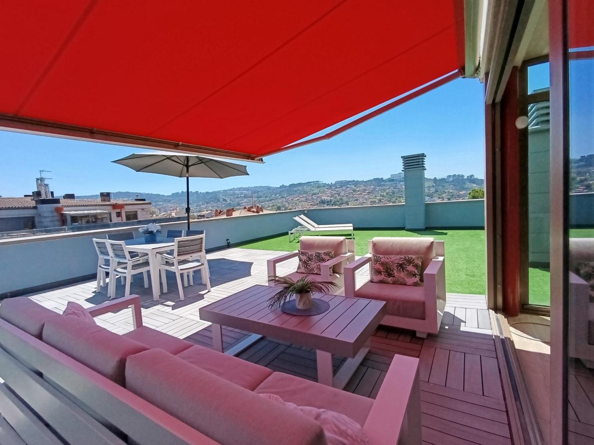 Atico Chill-Out De Lujo Con Piscina Y Parking Gratis Apartment Vigo Luaran gambar